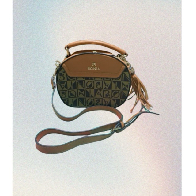 Bonia Sonia Brown Mini Tas Fashion Wanita