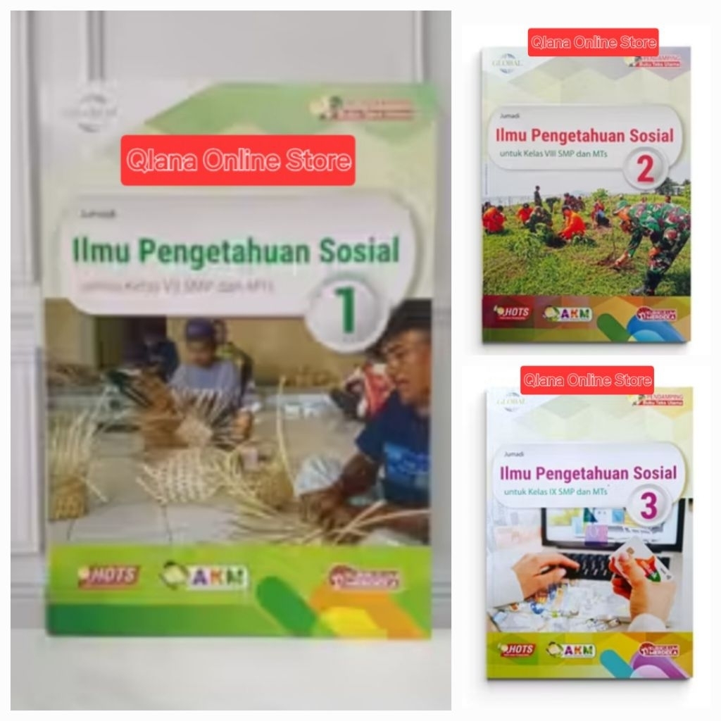 BUKU GLOBAL IPS SMP/MTS KURIKULUM MERDEKA TIGA SERANGKAI EDISI REVISI TERBARU