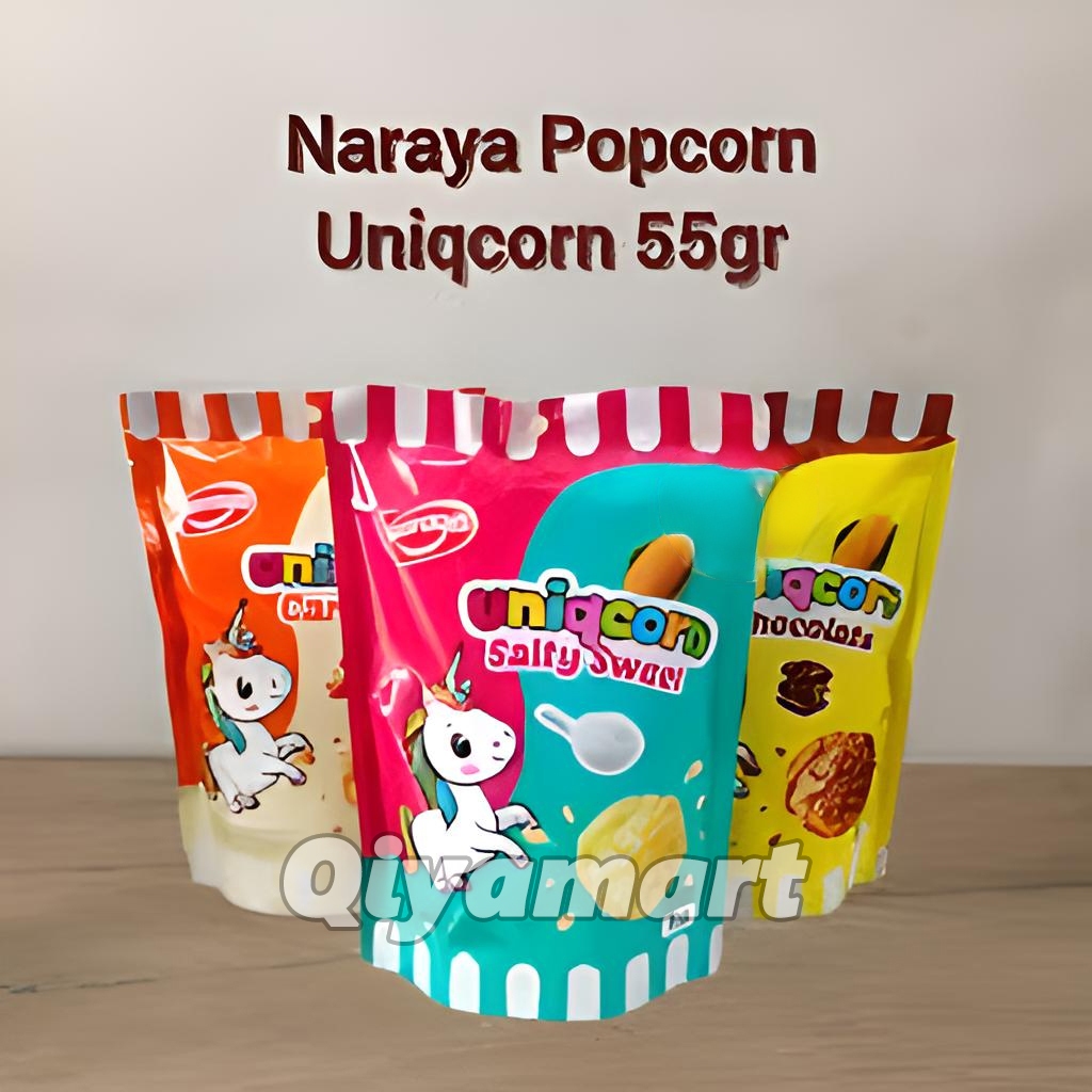 

Popcorn Unicorn Naraya 55gr Caramel, Chocolate dan Salty Sweet