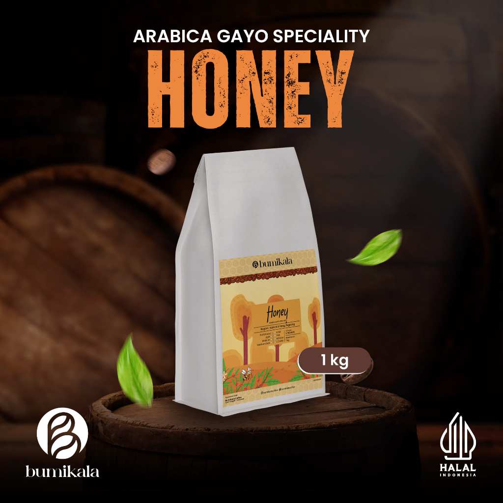 

KOPI ARABIKA GAYO Specialty HONEY PROSES | KEMASAN 1KG