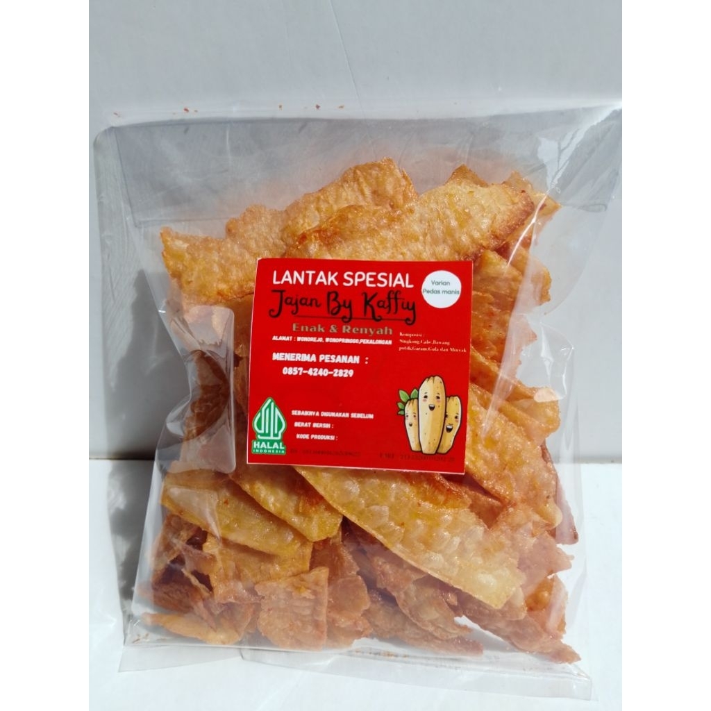 

Lantak Singkong Jajan by Kaffiy|Original|Pedas Manis|Manis|250gr|500gr|1kg