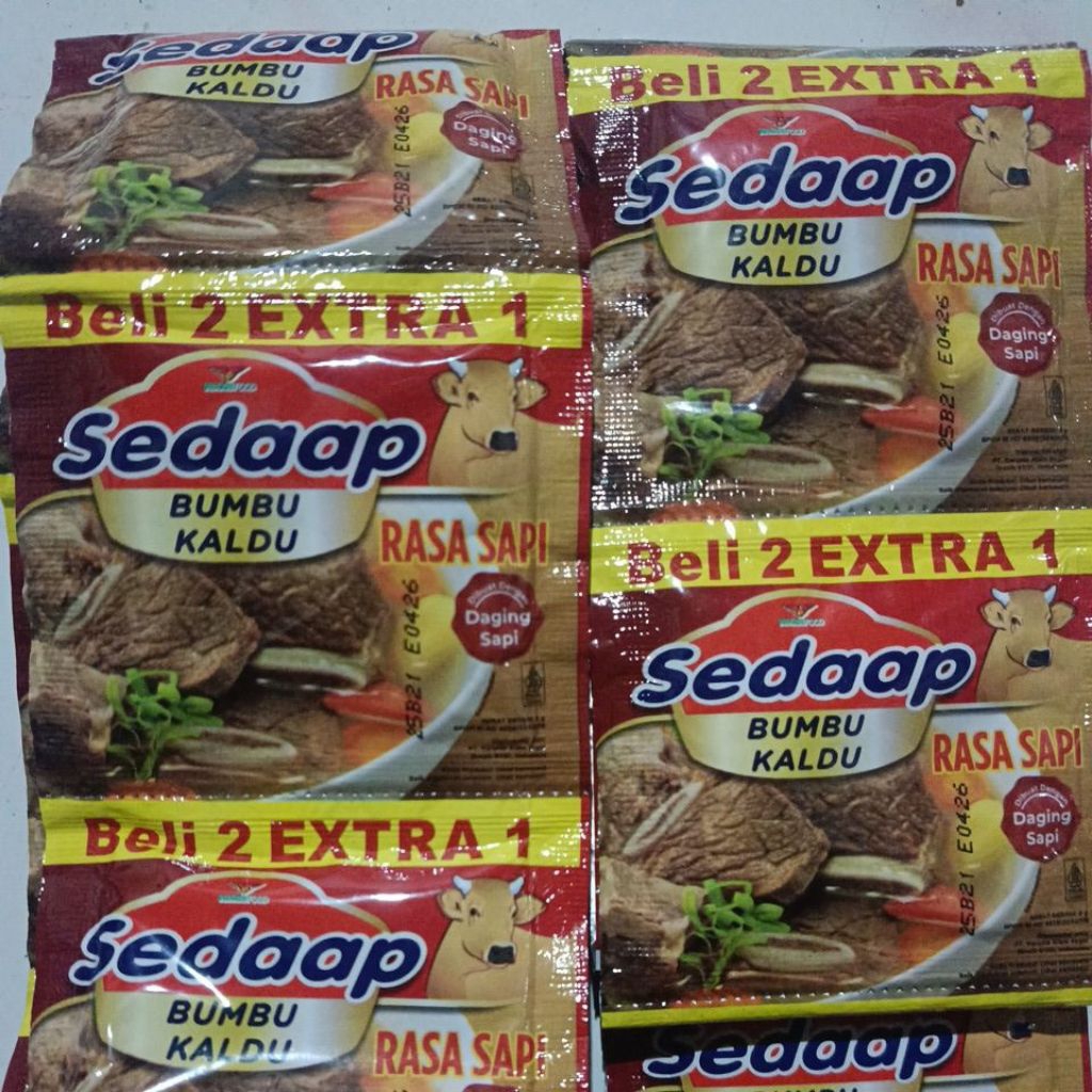 

kaldu sedap renceng isi 15bj @9g