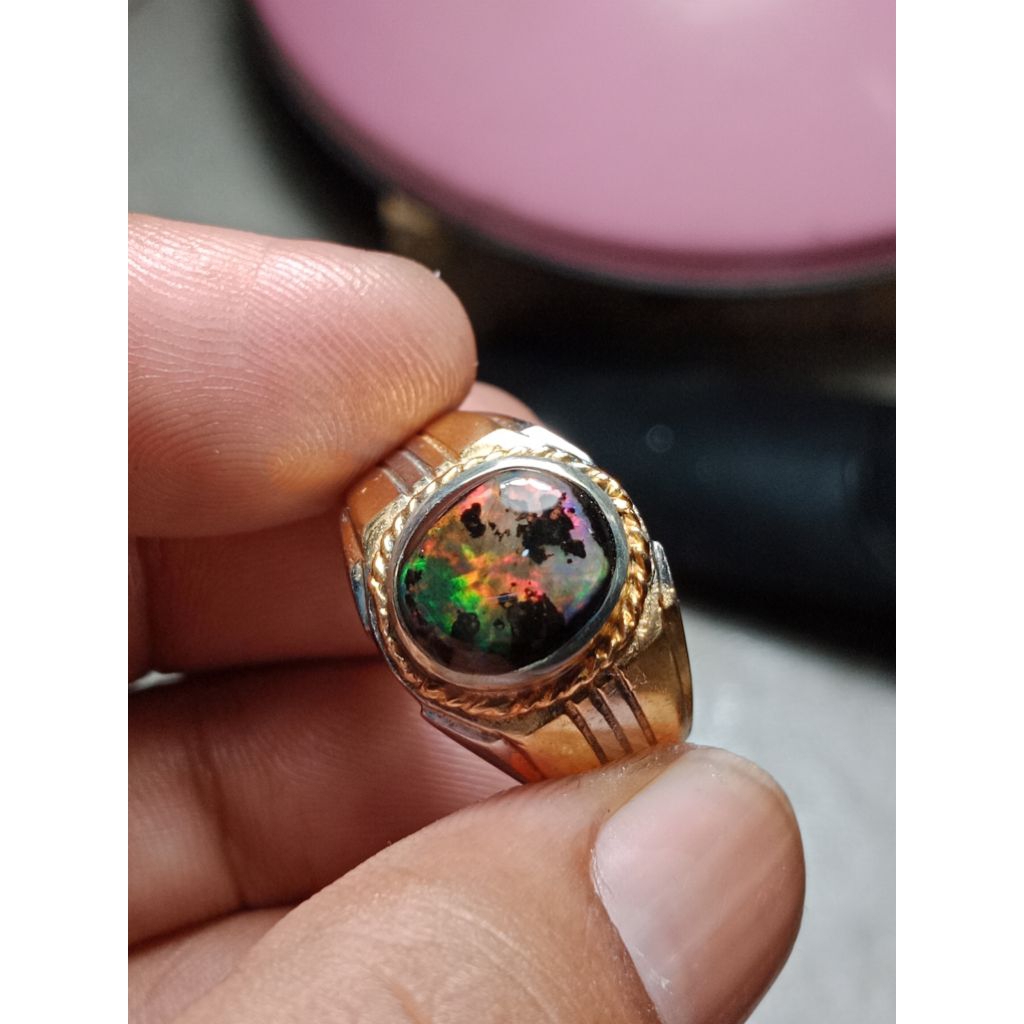 kalimaya boulder / kalimaya banten / opal jarong / blackopal