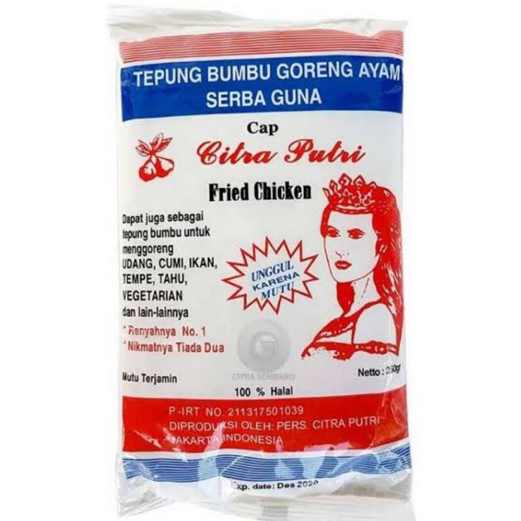 

Tepung Putri Uk 250gr