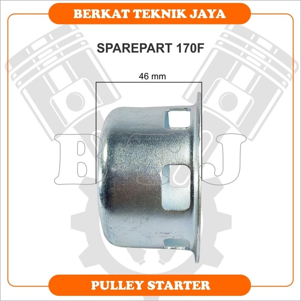 170F PULLEY STARTER AIR COOLED DIESEL ENGINE / MANGKOK STARTER / PULI STARTER UNTUK MESIN DIESEL