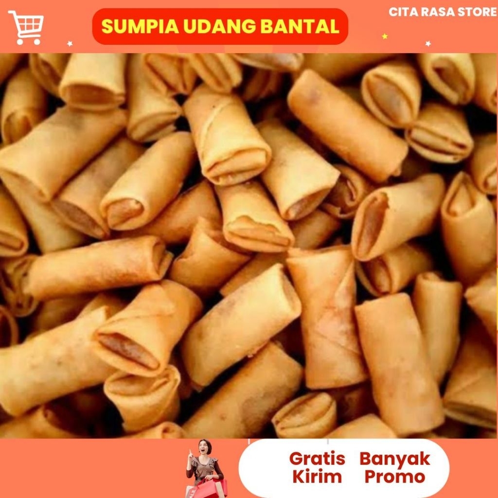 

Termurah !!! Sumpia Udang Bantal/Spring Roll Sumpia Udang