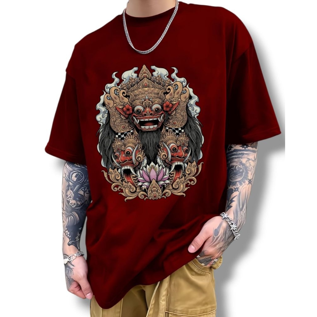 ALPHA - KAOS DISTRO pria dewasa terbaru batik barong bali unik