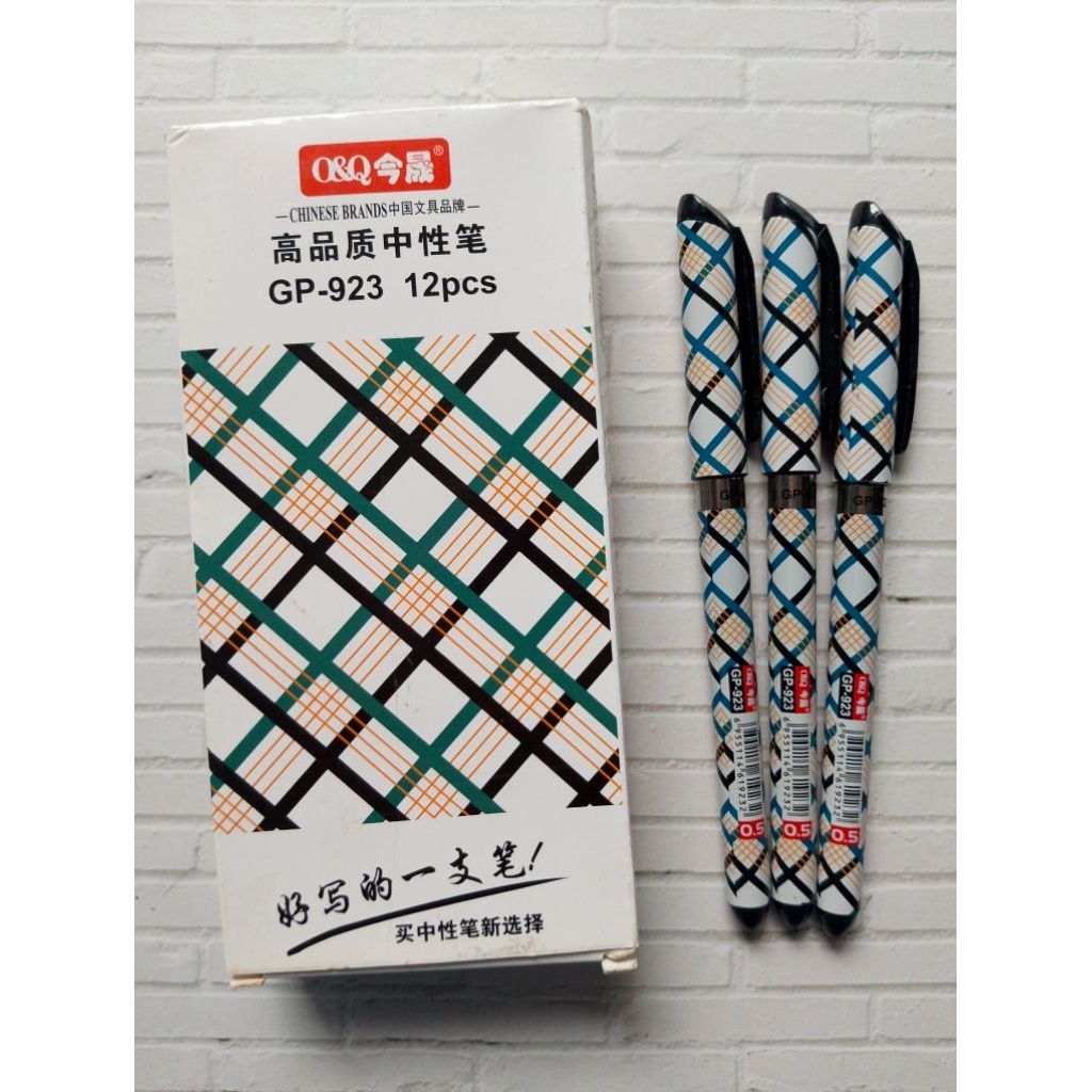 

(12PC) BOLPOIN GEL TREND GP-923 0.5