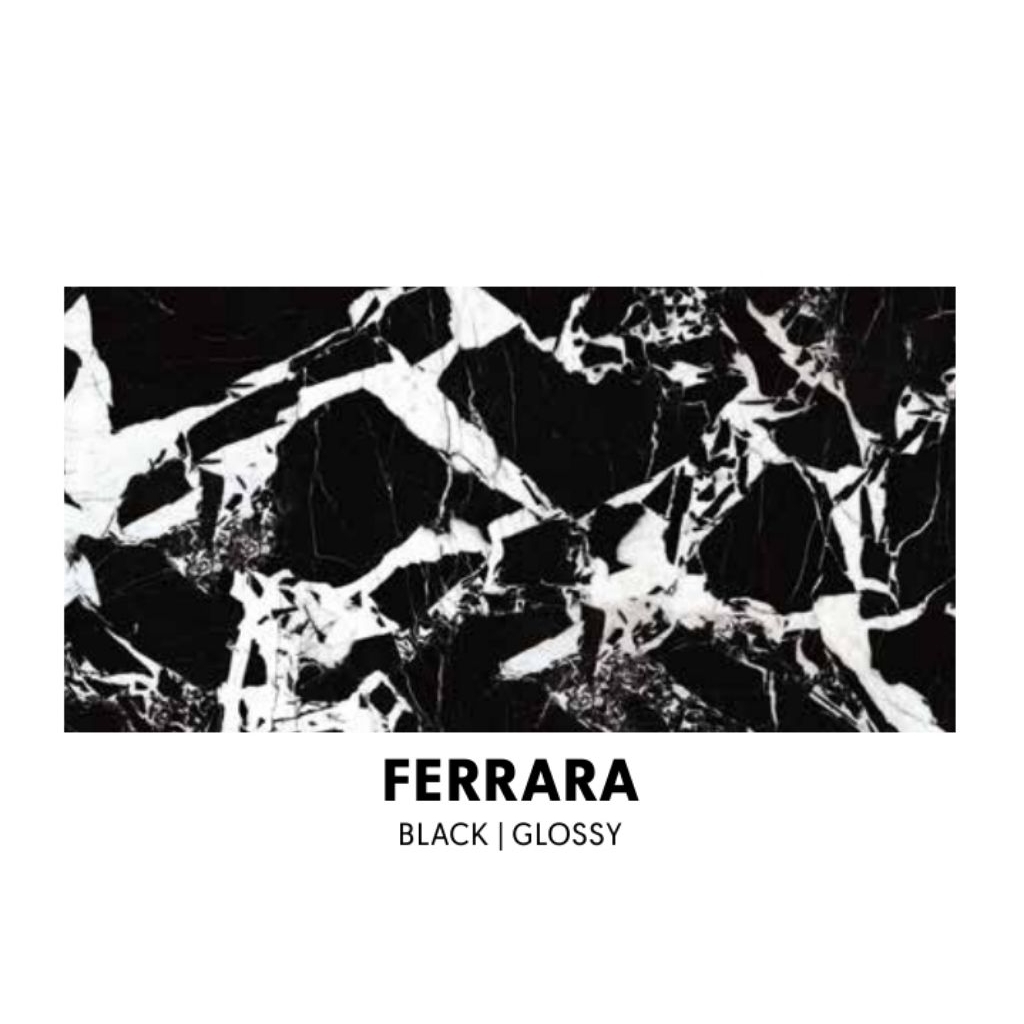 Infiniti Granite Ferrara Black 60x120 Glosy KWA | AJ Bangunan