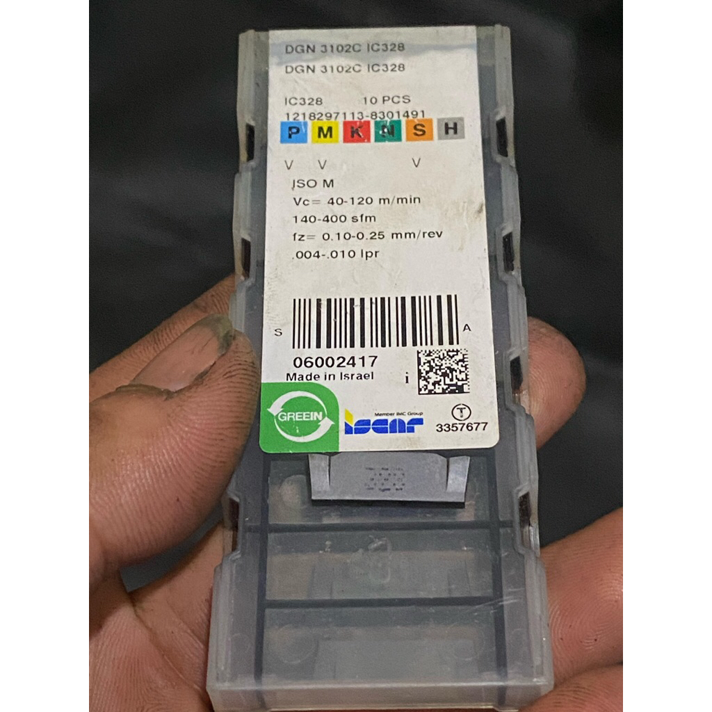 insert potong bekas 3mm pisau cuting bubut widia bettel