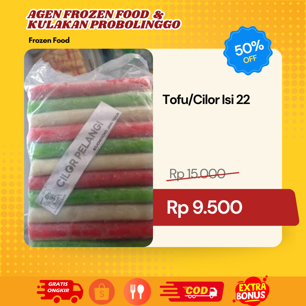 

Cilor cap Tofu isi 22 Murah