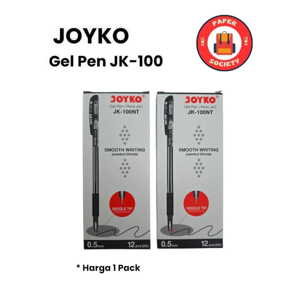 

[ 1 Lusin ] Gel Pen / Pena / Pena Jel Joyko JK-100 / JK-100 NT / JK 100 / JK 100 NT