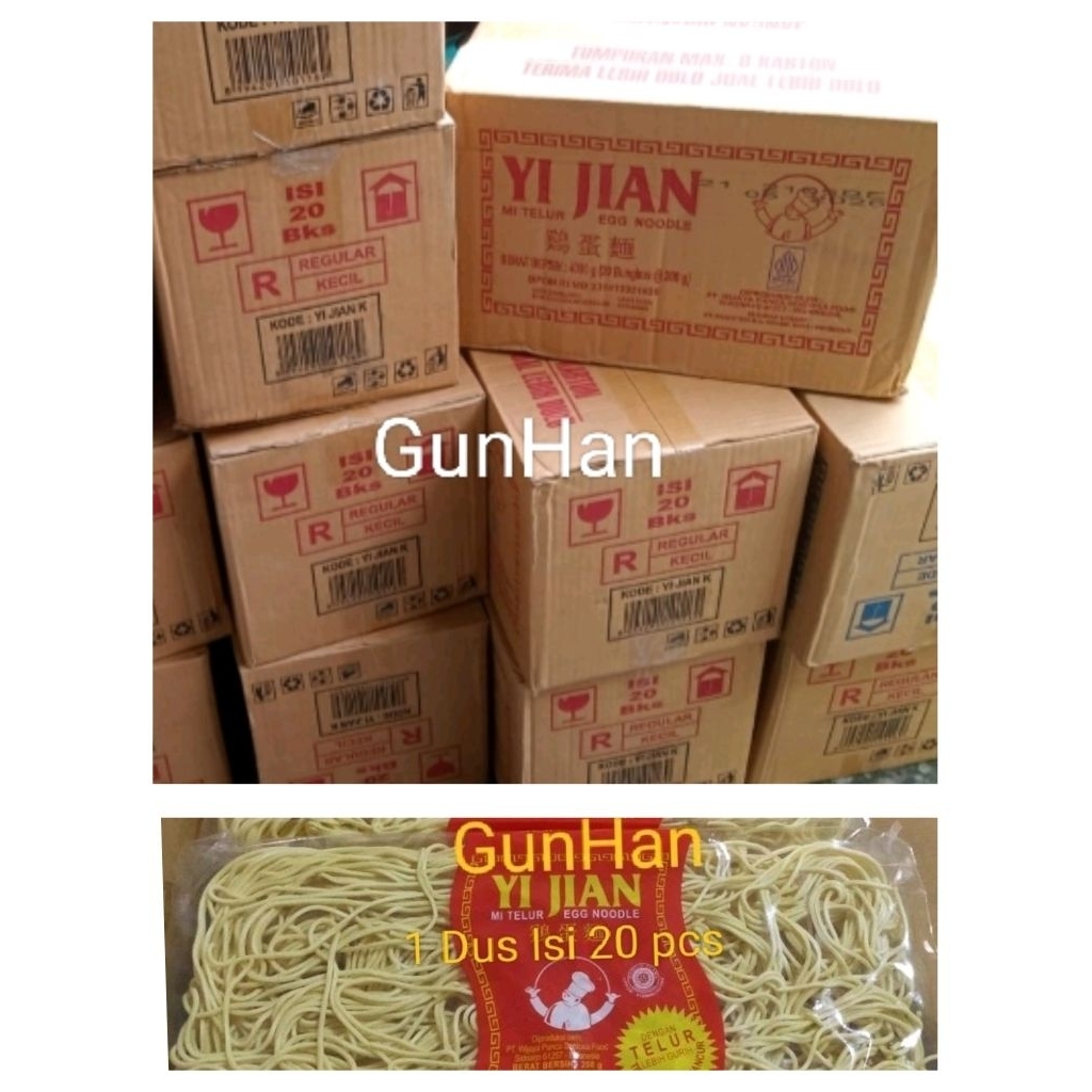 

Mie Telur Yijian (Kecil) 1 Dus isi 20 pcs @200g