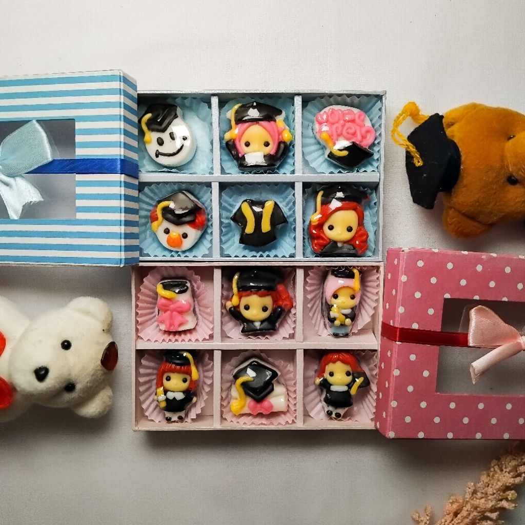 

Cokelat Karakter Hampers Wisuda Mini