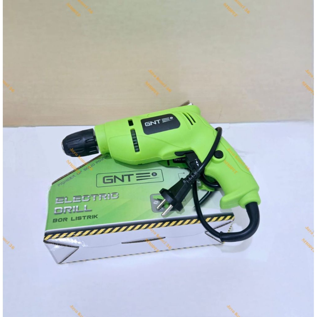 Mesin Bor Listrik 10mm Bolak Balik GNT - Bor Listrik Bor Kayu Besi / Mesin Bor Tangan Listrik
