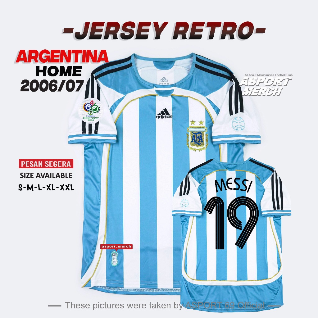 ARGENTINA RETRO HOME 2006 ARGENTINA HOME 06 FANTASY