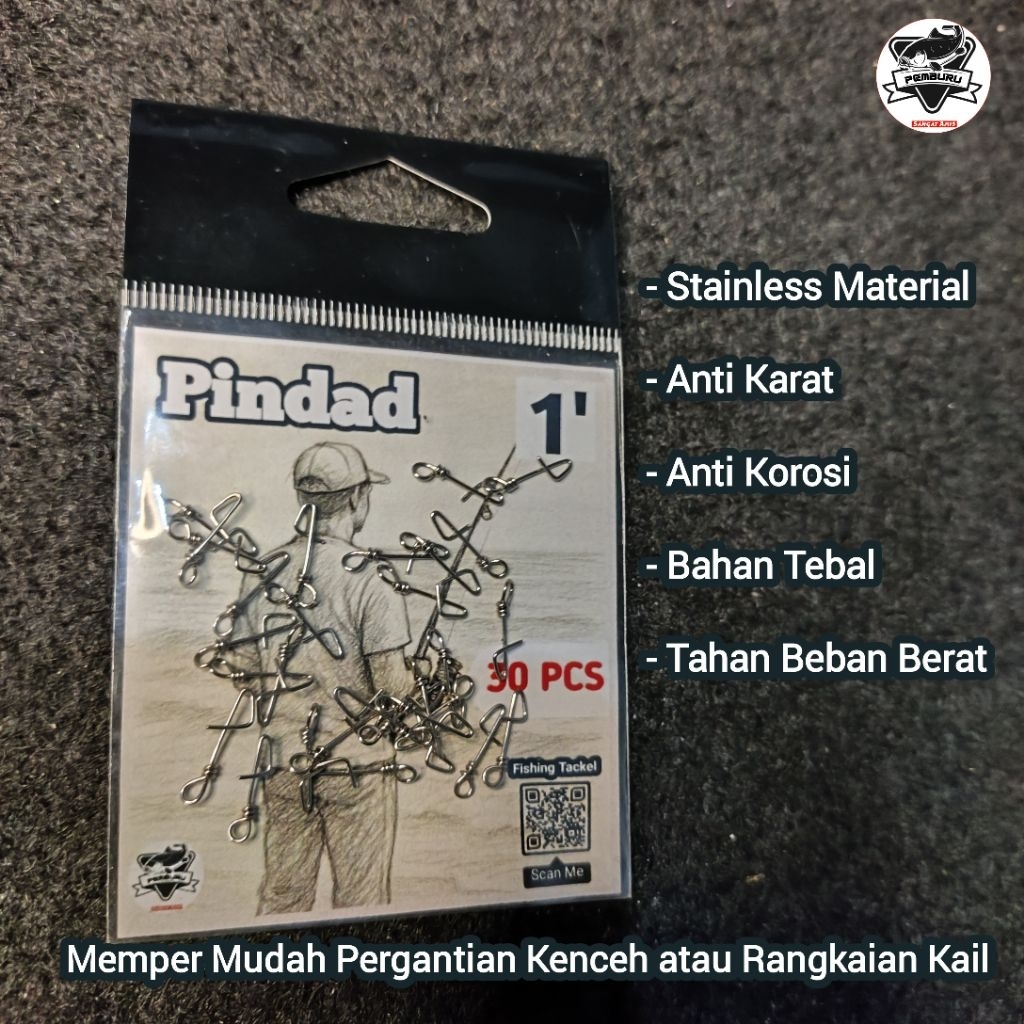 pindad peniti pancing 30psc