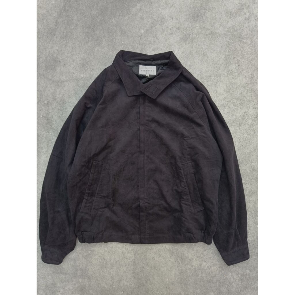 Jacket Suede Black Second