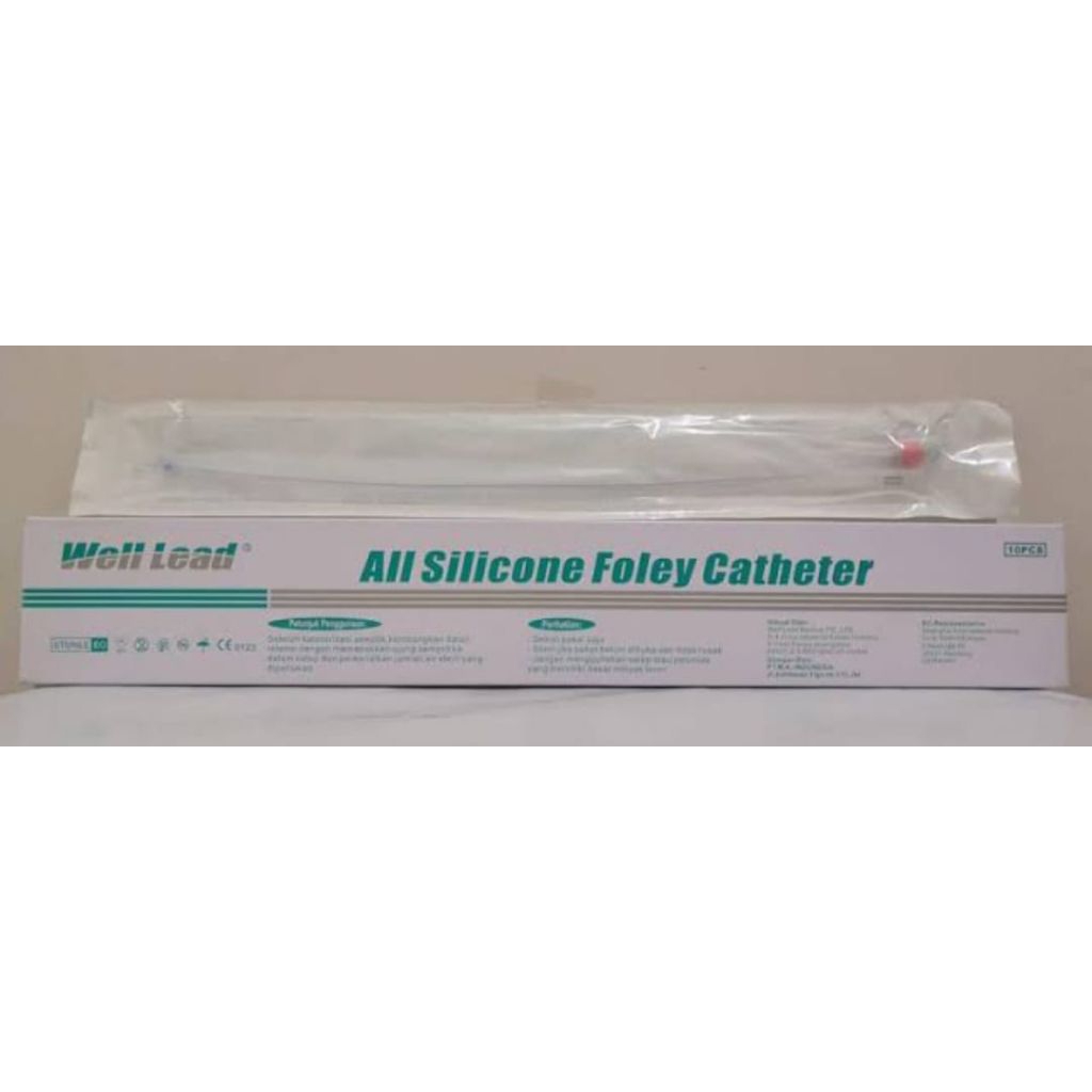 Folley Catheter 2 Way Silicon Well Lead no 16