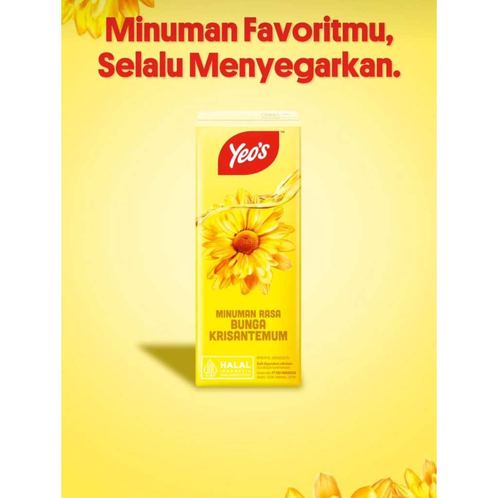 

yeos chrysanthemum 250 ml new kemasan 1 dos isi 24 pcs
