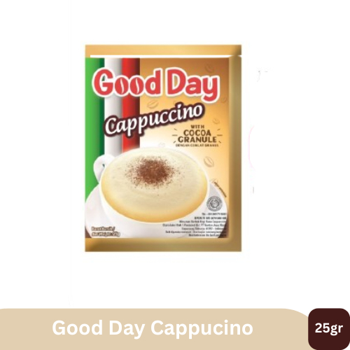 

GOOD DAY Cappuccino 1 Karton (12 Renceng x 10 x 25 gr)