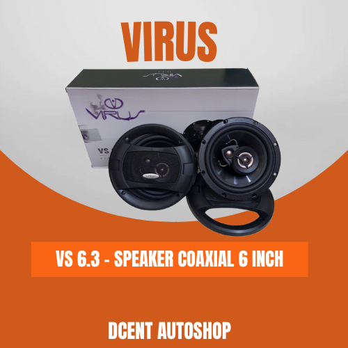 Speaker Venom Virus - Virus VS 6.3 - Speaker Coaxial 6 Inch - Premium Quality