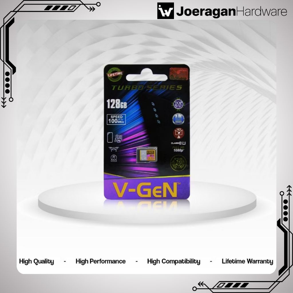 MicroSD 128gb Turbo V-GeN | Micro SD 128 gb vgen class 10 | Class10 SDXC ORIGINAL