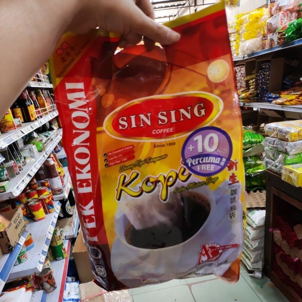 

KOPI O SIN SING/ COFFEE SIN SING ISI 10 BKS FREE 1BKS