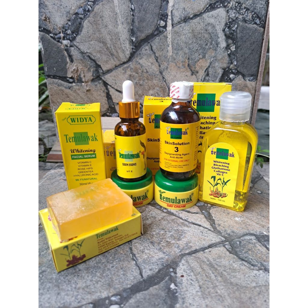 Paket lengkap skincare temulawak original