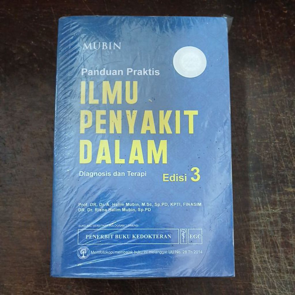 Buku Original Panduan Praktis Ilmu Penyakit Dalam Diagnosis Dan Terapi Edisi 3 ~ EGC