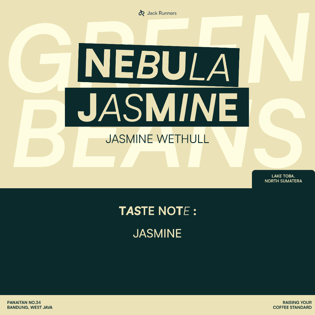 

JACK RUNNERS ROASTERY - NEBULA SERIES JASMINE - GREEN COFFEE BEANS