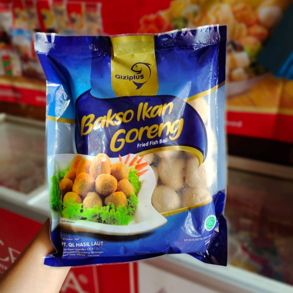 

Giziplus bakso Ikan goreng 500gr