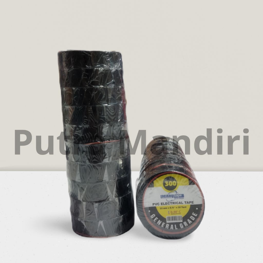 

Solasi BERRY hitam tebal 13mm x 10yard