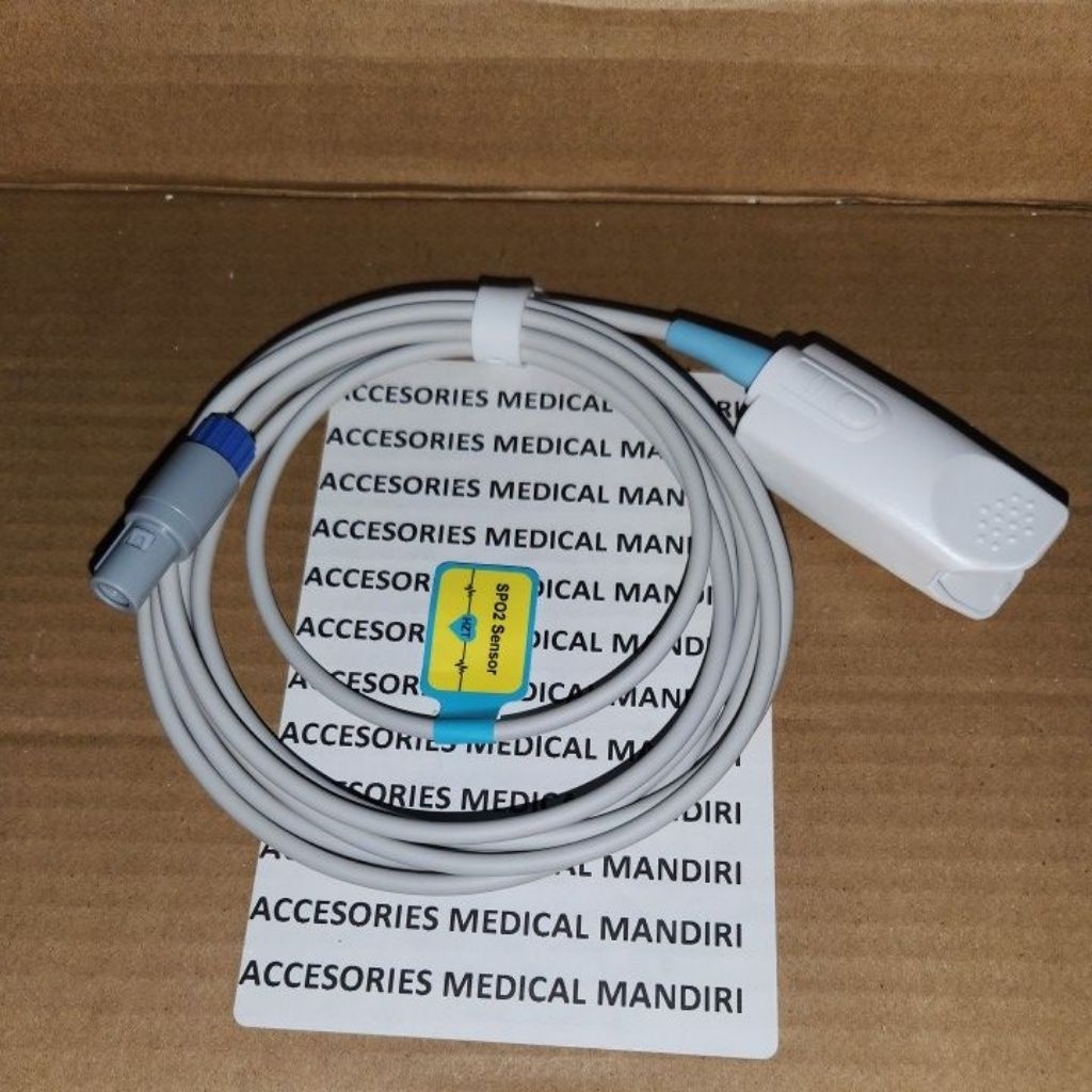 Kabel Spo2 Osen 5 pin 2 Knock / Spo2 Pasien Monitor Osen Adult Clip