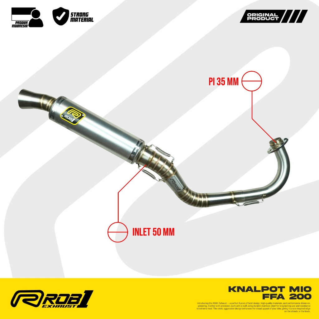 ROB1 Knalpot Racing MIO 200 FFA
