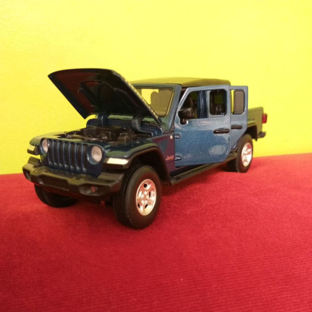 Diecast miniatur mobil jeep wrangler rubicon