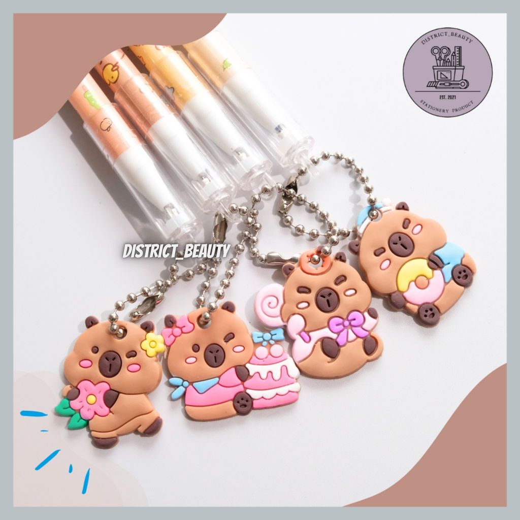 

PULPEN GANTUNGAN CAPYBARA KARET GEPENG GEL PEN PULPEN BOLPEN GEL PENA PULPEN CAPYBARA GANTUNG LUCU TERMURAH