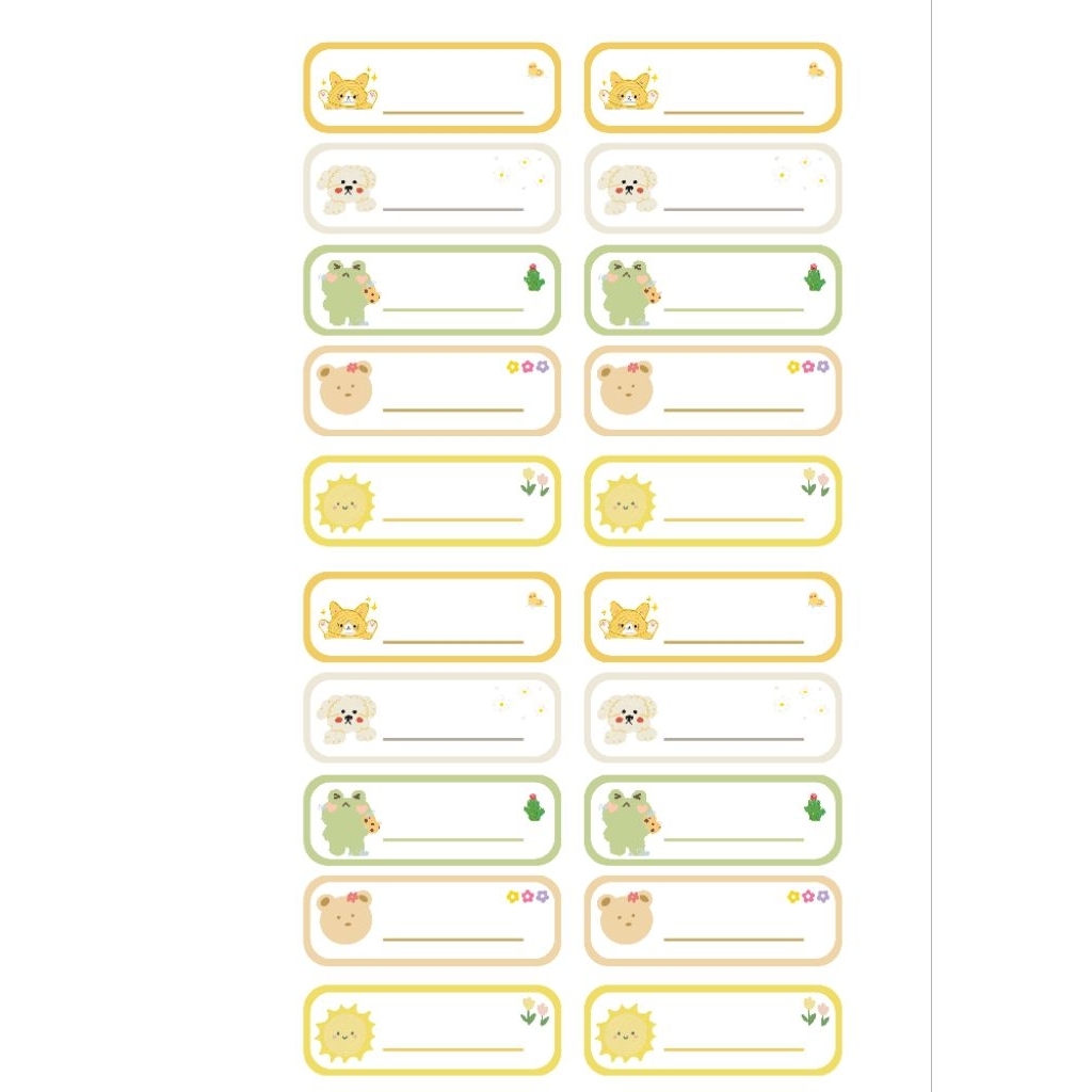 

Stiker Nama 2 - Isi 20 Stiker/Paket