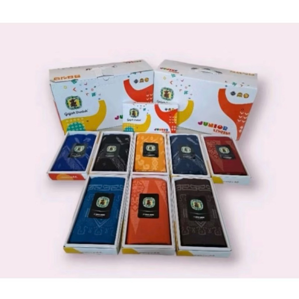 Sarung gajah duduk junior kembang / sarung gajah duduk anak / sarung anak / sarung junior kembang / 