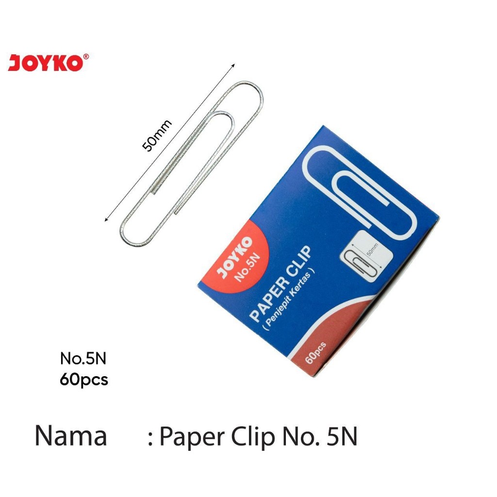 

Trigonal Clips Paper Clips Besar Joyko No 5