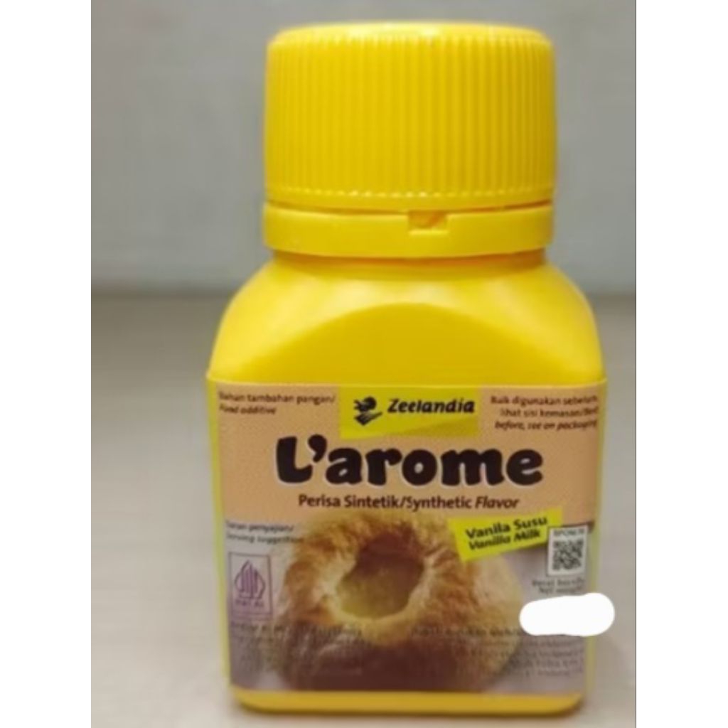 

Larome-strawberry-vanilla susu-40gr-L'arome-penyedap kue