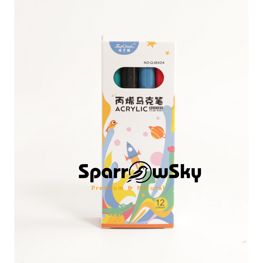 

SPARROW Acrylic Coloring Marker / Pen Warna Acrylic