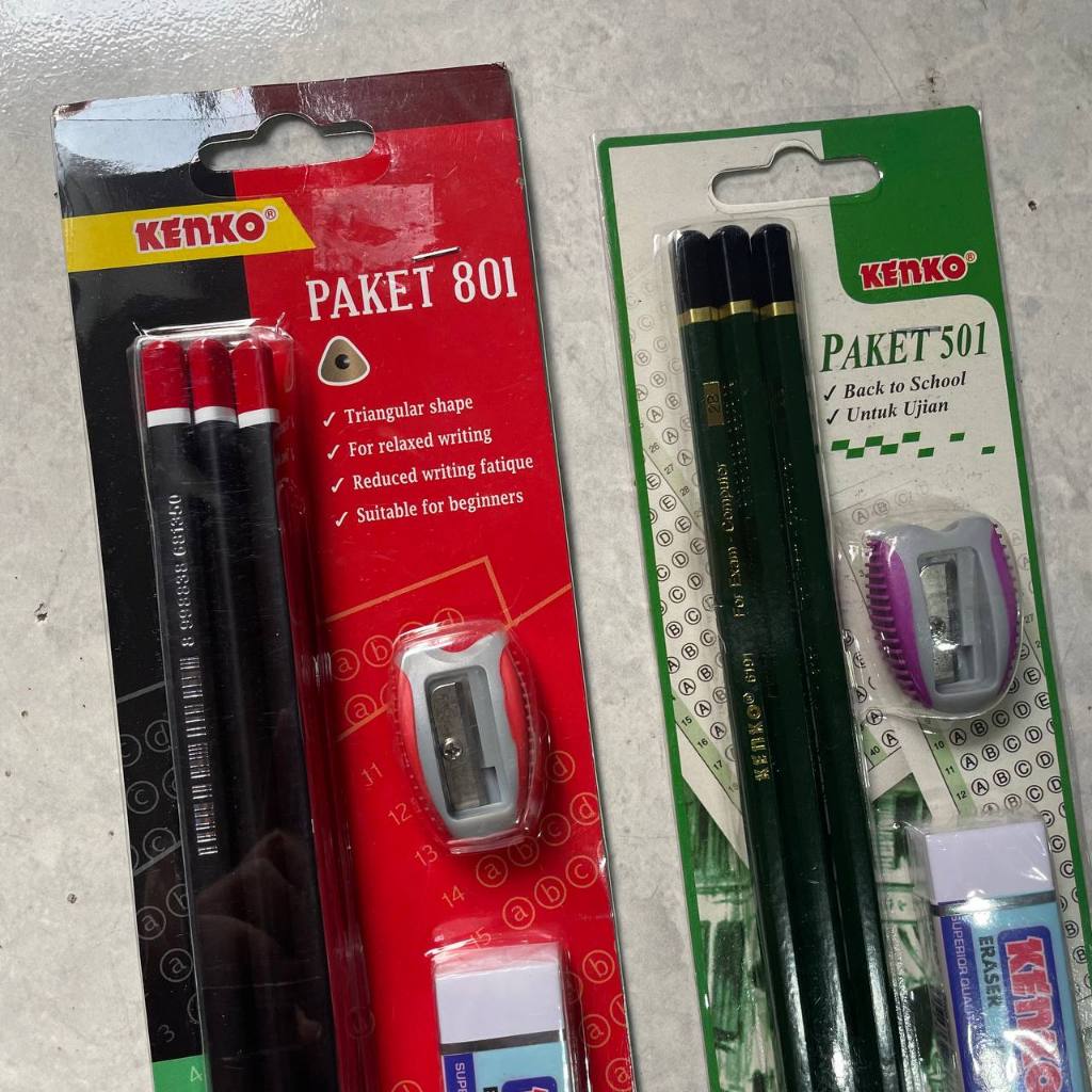 

PENSIL PAKET KENKO SET PENGHAPUS DAN PERAUT
