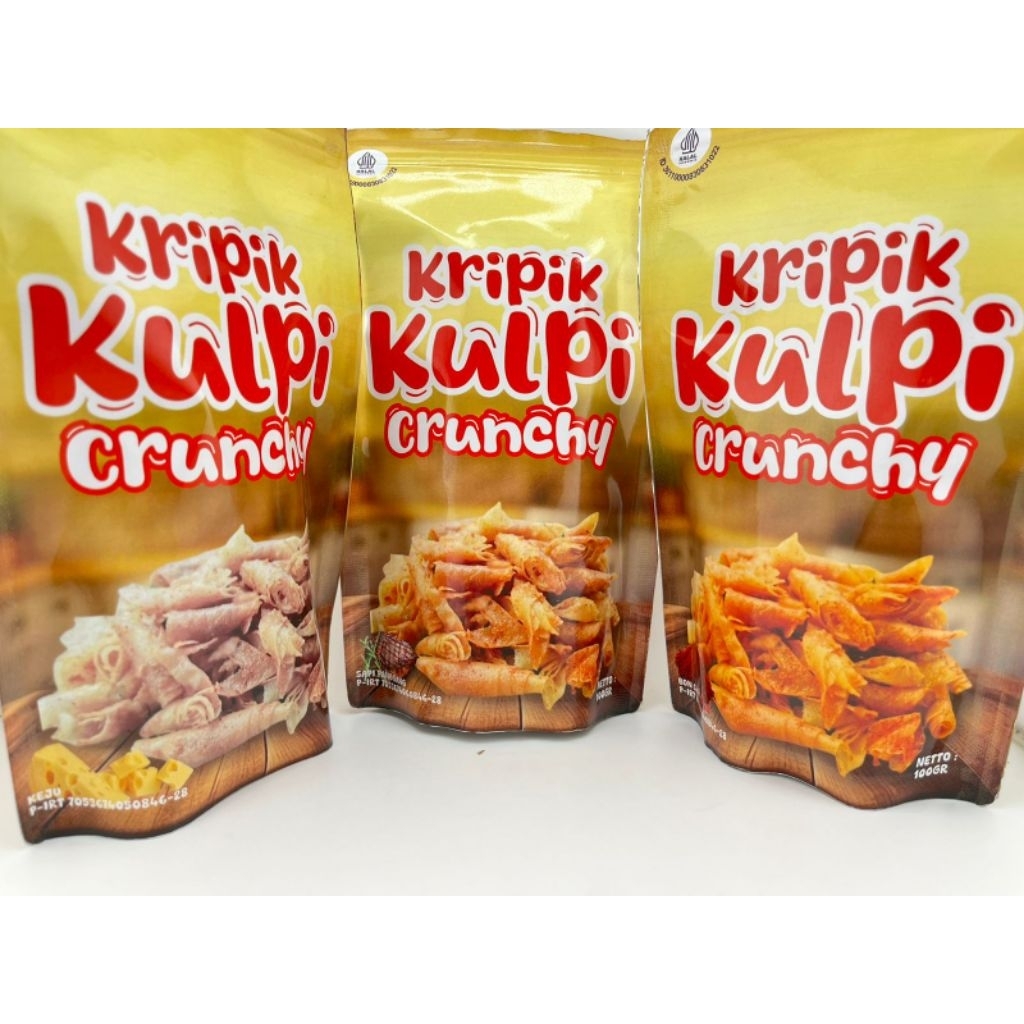 

keripik kulpi crunchy dan gurih.Aneka cemilan
