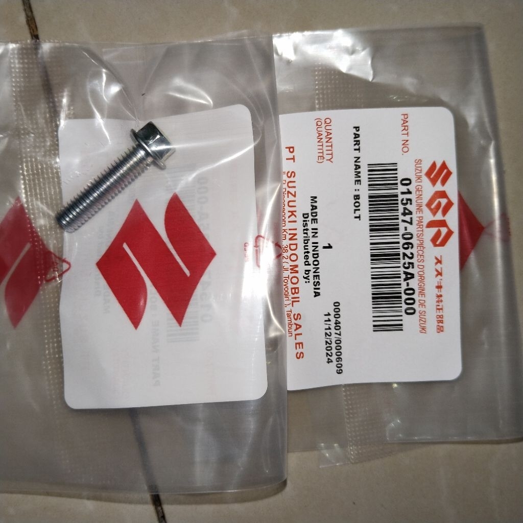 [01547-0625A-000] Baut BOLT CRANKSHAFT - NEX 1 FI/karbu, NEX 2, ADDRESS