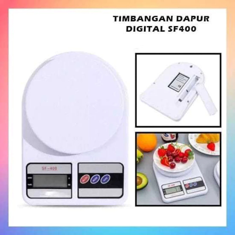 Timbangan Digital Dapur Elektrik 10 Kg SF-400 Serbaguna