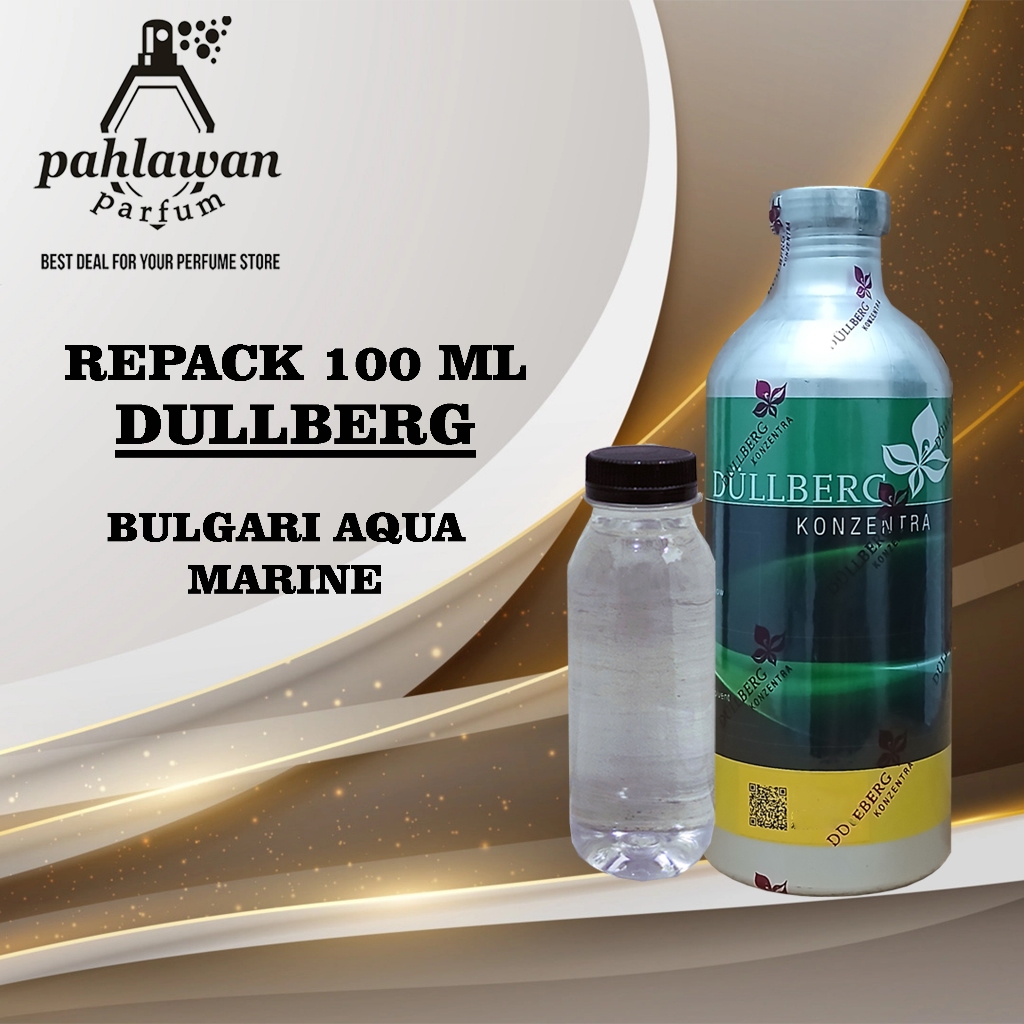 MARINE AQUA BY DULLBERG 100ML ( B. AQUA MARINE ) MURNI BIBIT TIDAK  SEGEL