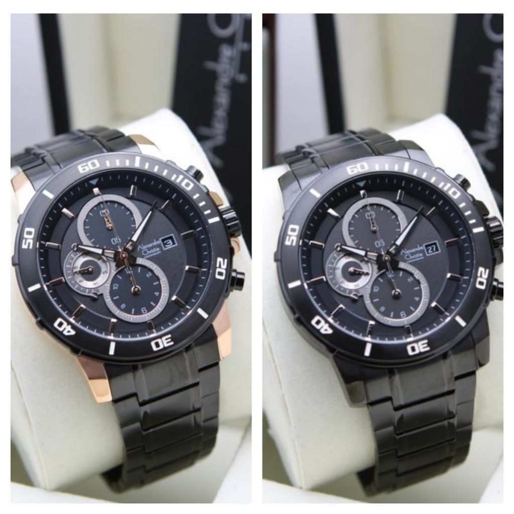 Alexandre Christie pria sport AC 6473 MC Original chronograph AC6473 bergaransi resmi