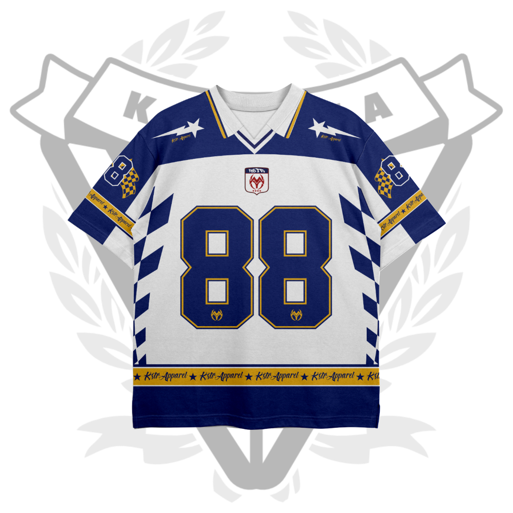 Jersey rugby casual / jersey rugby / jersey rugby custom / jersey casual / white racer rugby