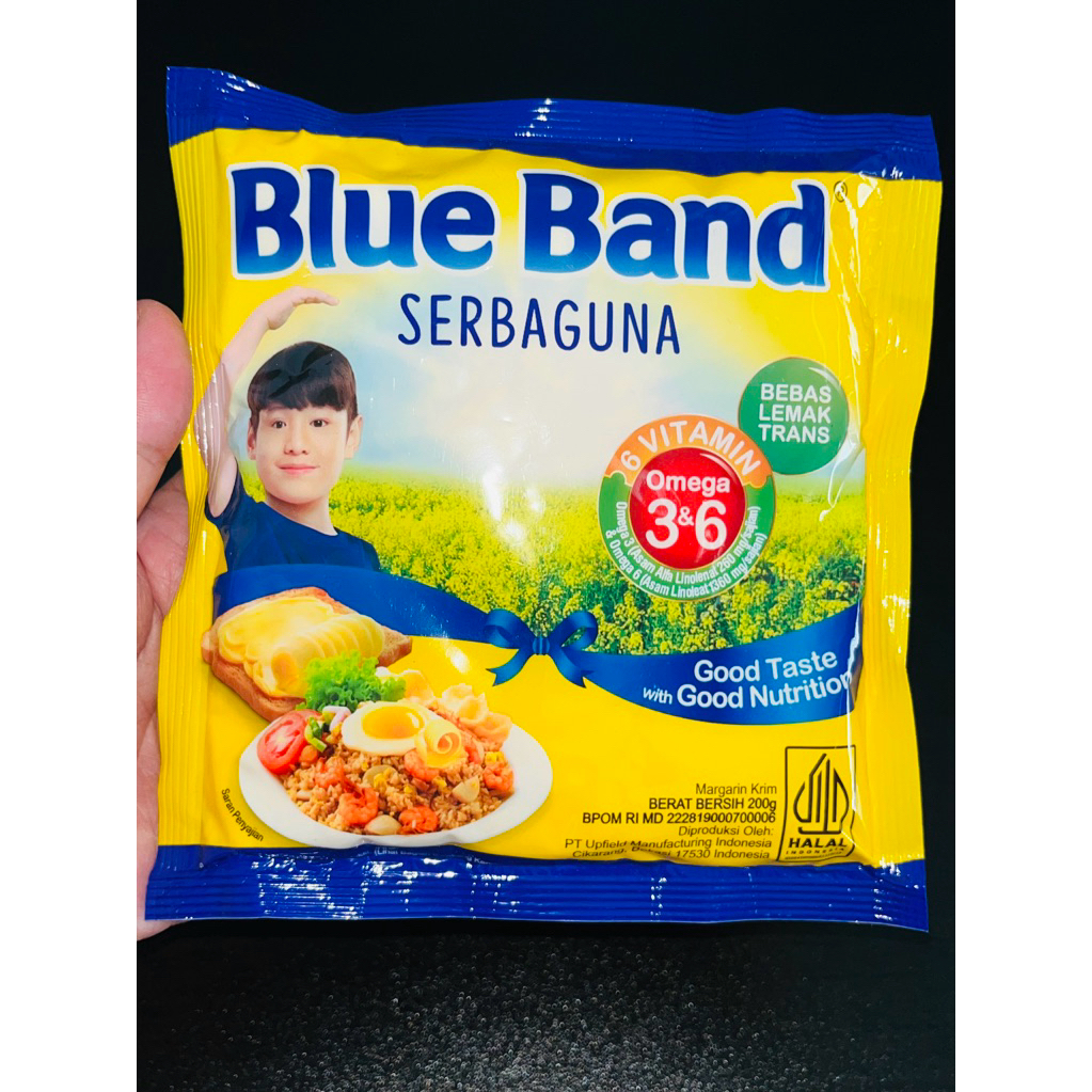 

Blue Band Serbaguna 200Gr/Margarin bebas lemak trans/Bpom & Halal